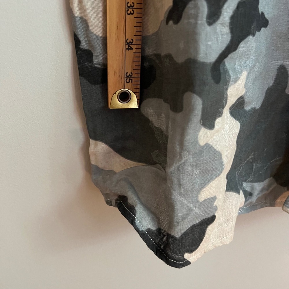 Mystree Women Camo Cotton Duster Longline Jacket Streetwear Utility Chic Edgy - Picture 6 of 8